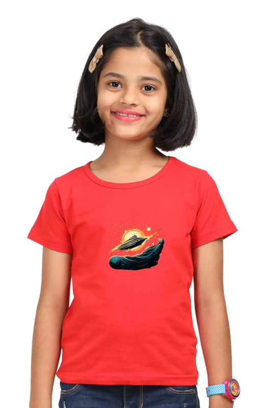 Cosmic Plunge | Tshirt for Boys & Girls | Space Themed Tshirts for Kids | The Shirt Circuit