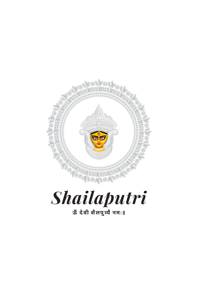 Shailaputri | Embracing the Divine | Durga Puja Tee for Men & Women