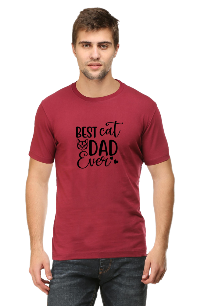 Best Cat Dad Ever | Purr-fectly Proud Cat Dad Tee | Cat Lovers Tshirt for Men