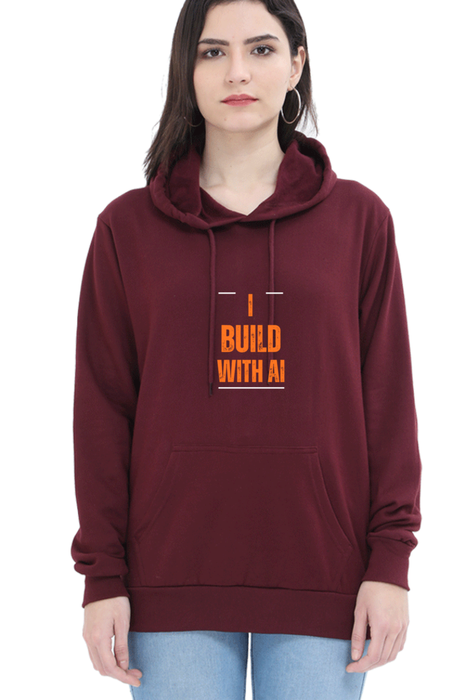 I Build With AI | AI Innovator Hoodie | Unisex Hoodies for AI Enthusiasts