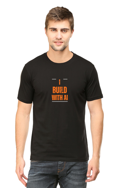 I Build With AI | AI Enthusiast Tee | Unisex Tshirt for AI Fans