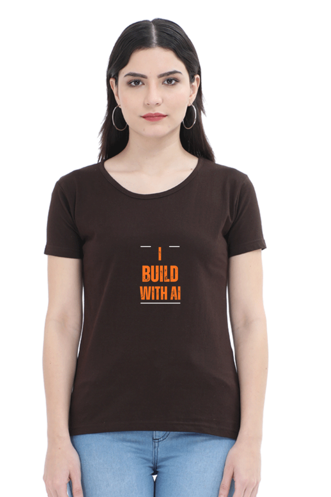 I Build With AI | AI Enthusiast Tee | Unisex Tshirt for AI Fans