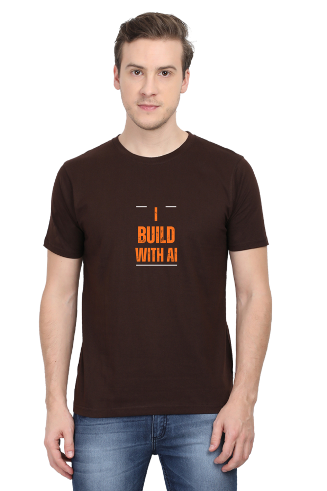 I Build With AI | AI Enthusiast Tee | Unisex Tshirt for AI Fans