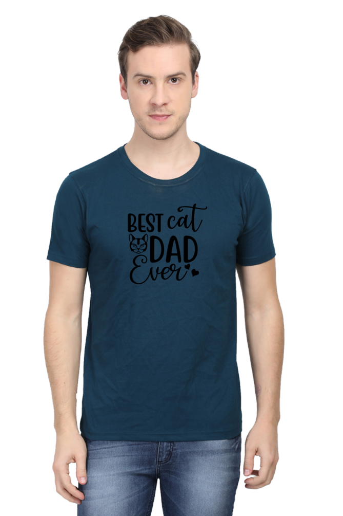 Best Cat Dad Ever | Purr-fectly Proud Cat Dad Tee | Cat Lovers Tshirt for Men