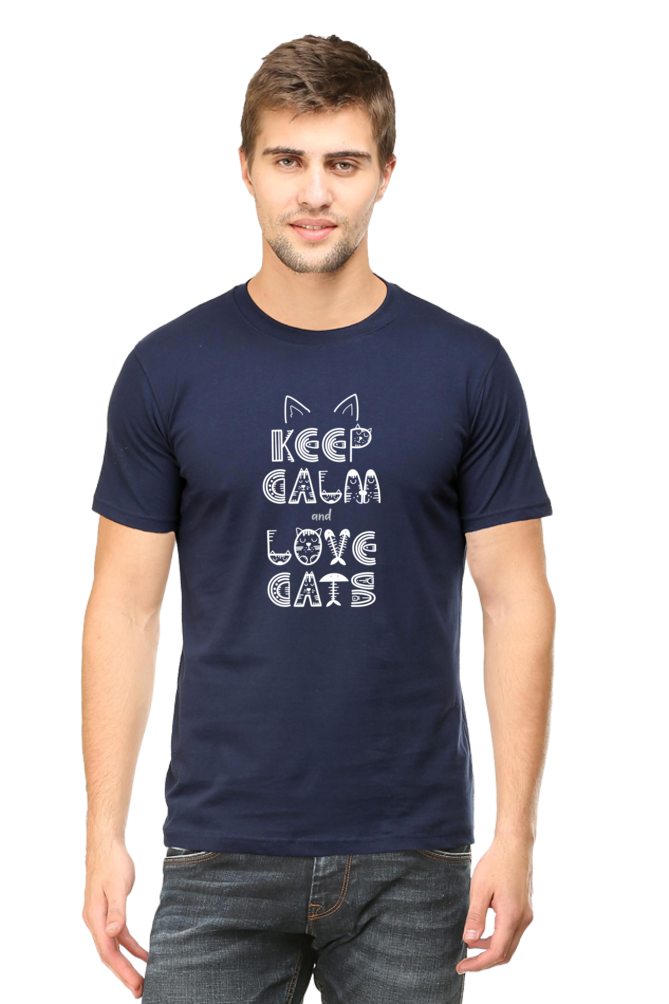 Keep Calm and Love Cats | The Purr-fect Tee for Cat Lovers | TShirt for Men and Women