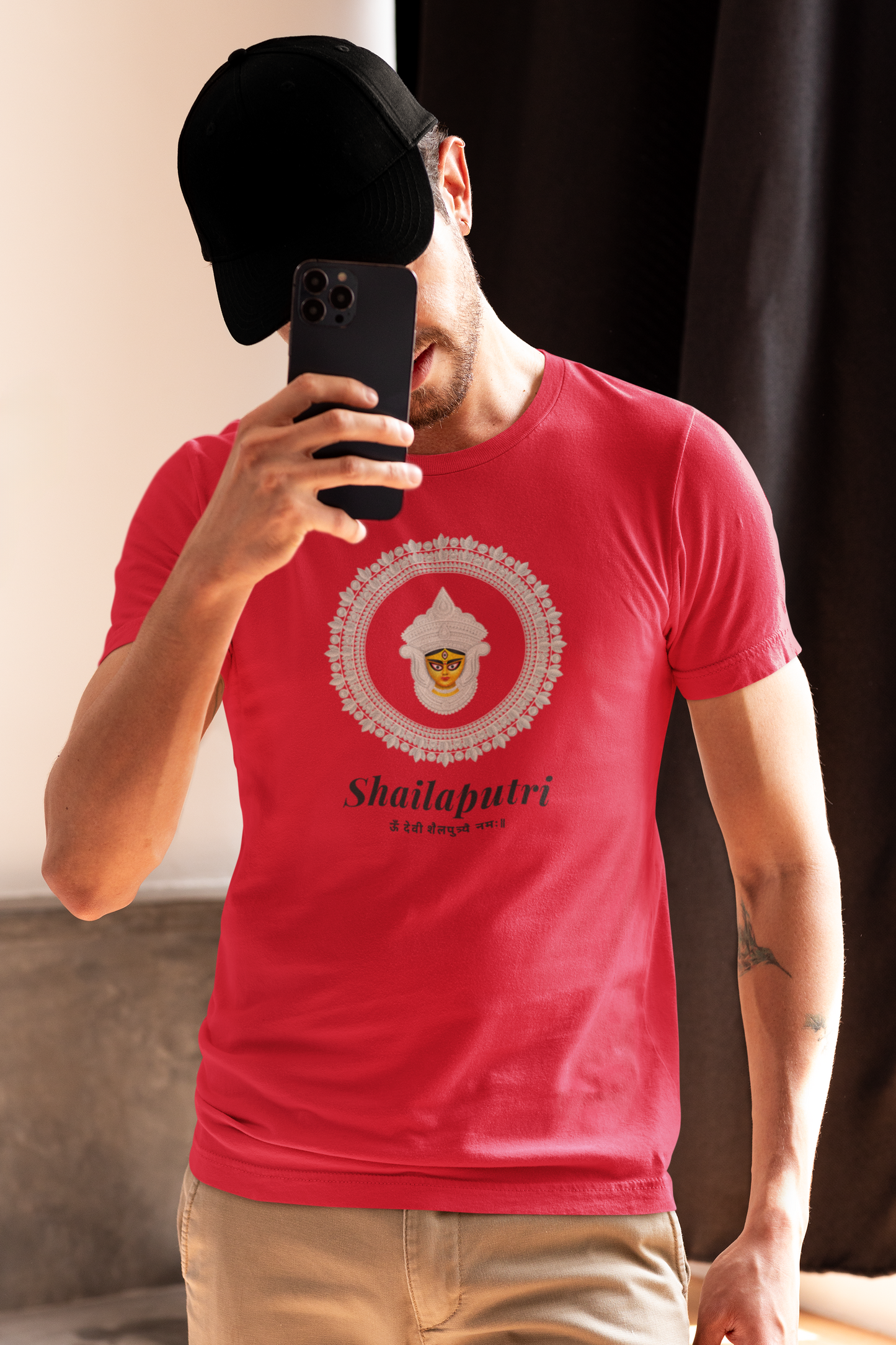 Shailaputri | Embracing the Divine | Durga Puja Tee for Men & Women